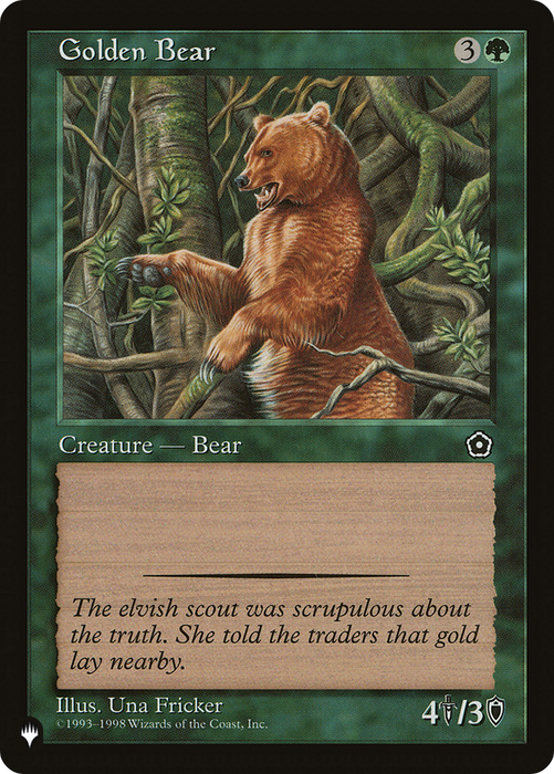 Golden Bear (LIST-P02-127) - common