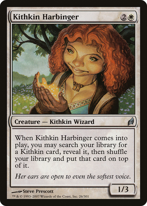 Kithkin Harbinger (LRW-026) - uncommon - Foil