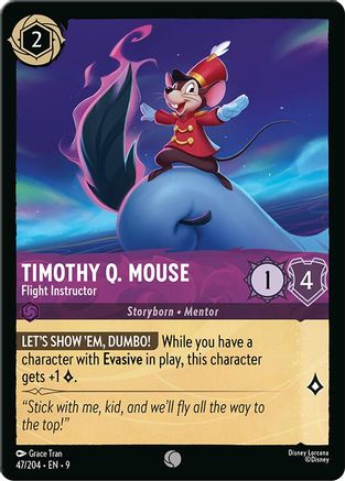 Timothy Q. Mouse - Flight Instructor (47/204) - F - Common - Cold Foil