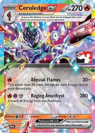 Ceruledge ex (036) - PPSC - Double Rare - Holofoil