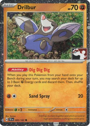 Drilbur (085/162) - PPSC  - Common - Holofoil