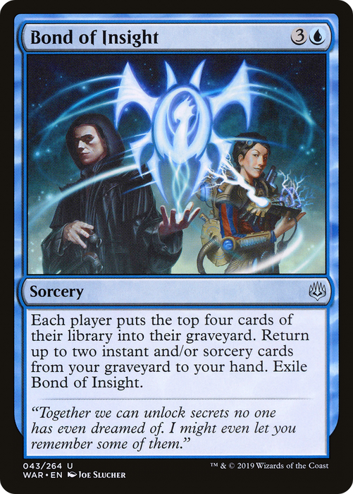 Bond of Insight (WAR-043) - uncommon - Foil