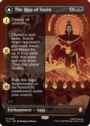The Rise of Sozin (Borderless) (TLA-356) - mythic