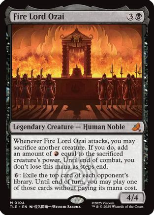 Fire Lord Ozai (TLE-104) - mythic - Foil