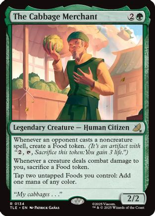 The Cabbage Merchant (TLE-134) - rare - Foil