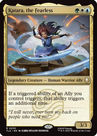 Katara, the Fearless (TLA-230) - rare - Foil