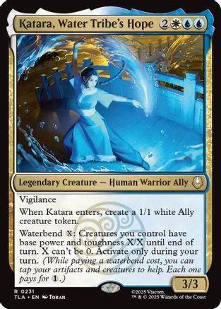Katara, Water Tribe's Hope (TLA-231) - rare - Foil