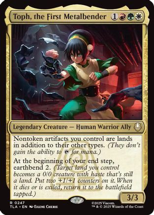 Toph, the First Metalbender (TLA-247) - rare - Foil