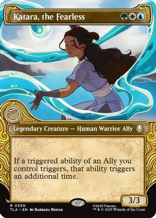 Katara, the Fearless (Showcase) (TLA-350) - rare