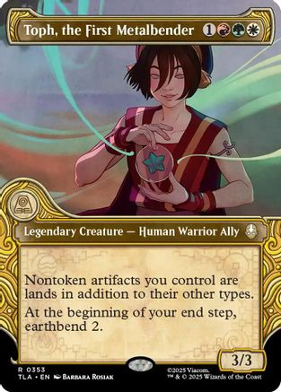 Toph, the First Metalbender (Showcase) (TLA-353) - rare