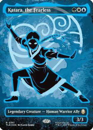 Katara, the Fearless (Borderless Battle Pose) (TLA-361) - rare - Foil