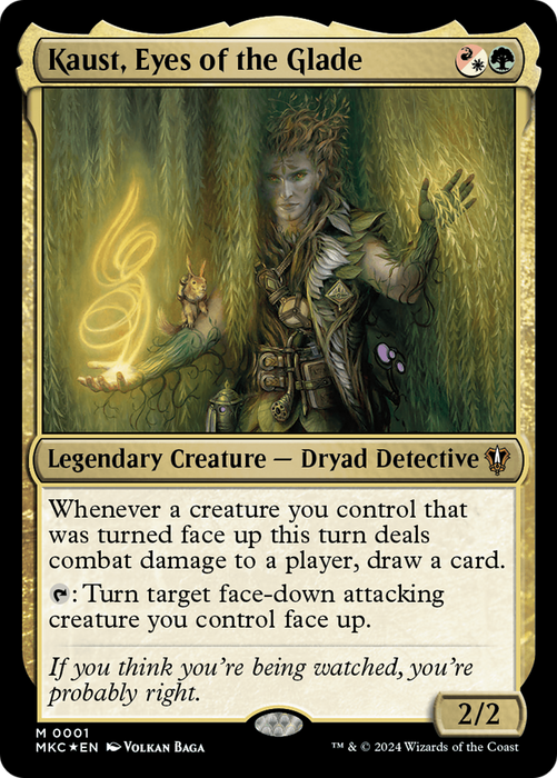 Kaust, Eyes of the Glade (MKC-001) - mythic - Foil