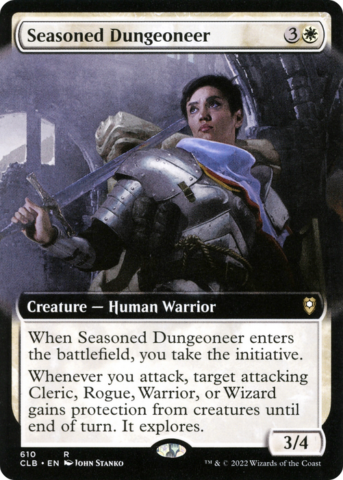 Seasoned Dungeoneer (CLB-610) - rare: (Extended Art)
