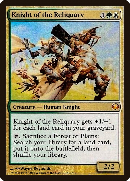 Knight of the Reliquary (DDG-001) - mythic - Foil