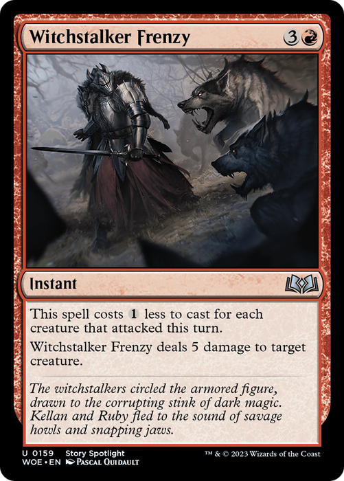 Witchstalker Frenzy (WOE-159) - uncommon - Foil