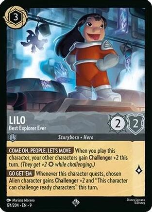 Lilo - Best Explorer Ever (174/204) - F - Super Rare