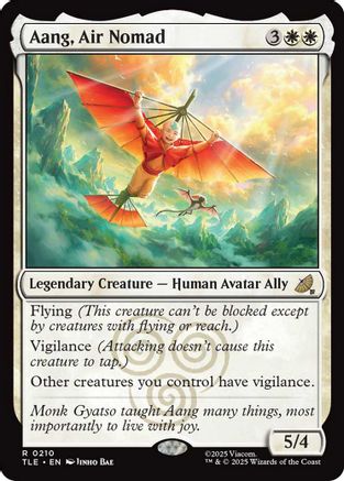 Aang, Air Nomad (TLE-210) - rare - Foil