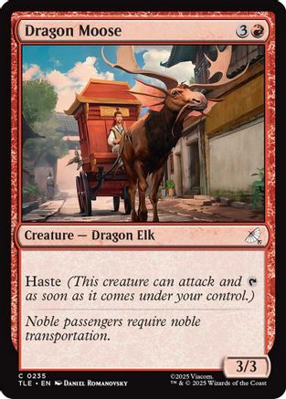 Dragon Moose (TLE-235) - common - Foil