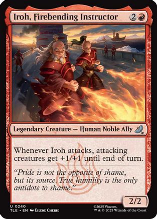 Iroh, Firebending Instructor (TLE-240) - uncommon