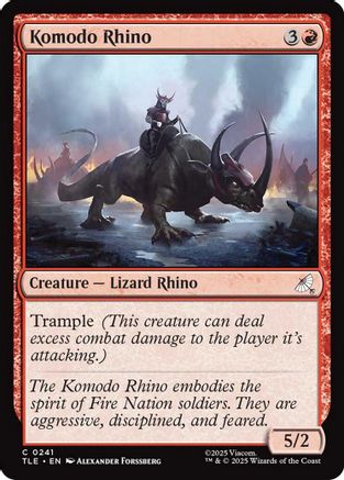 Komodo Rhino (TLE-241) - common - Foil