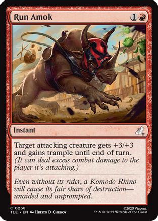 Run Amok (TLE-258) - common - Foil