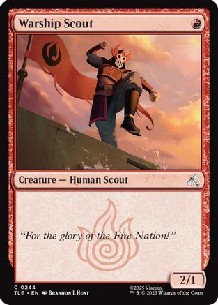 Warship scout (TLE-244) - common - Foil