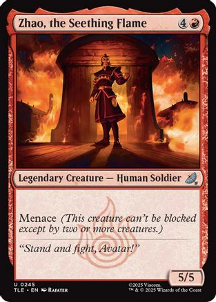 Zhao, the Seething Flame (TLE-245) - uncommon