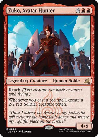 Zuko, Avatar Hunter (TLE-246) - rare