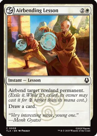 Airbender Lesson (TLA-008) - common - Foil