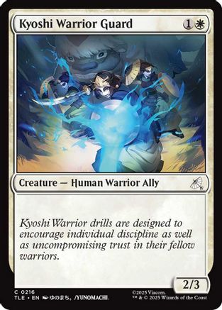 Kyoshi Warrior Guard (TLE-216) - common - Foil