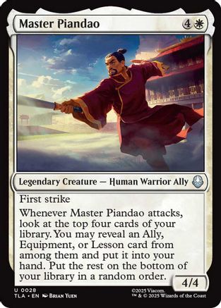 Master Piandao (TLA-028) - uncommon - Foil