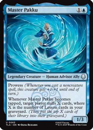 Master Pakku (TLA-063) - uncommon