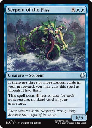 Serpent of the Pass (TLA-070) - uncommon - Foil