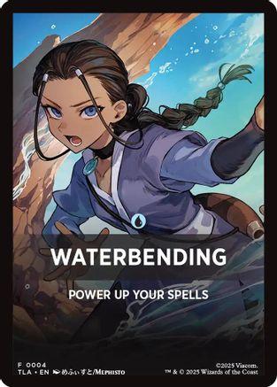 Waterbending Theme Card (TLA-004) - token