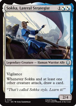 Sokka, Lateral Strategist (TLA-241) - uncommon - Foil
