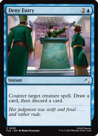 Deny Entry (TLE-222) - common