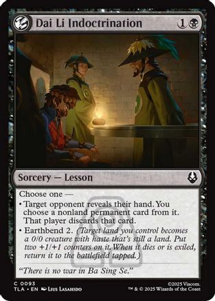 Dai Li Indoctrination (TLA-093) - common - Foil
