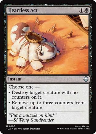 Heartless Act (TLA-103) - uncommon