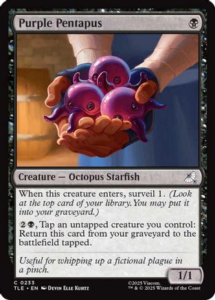 Purple Pentapus (TLE-233) - common