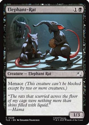 Elephant-Rat (TLE-228) - common