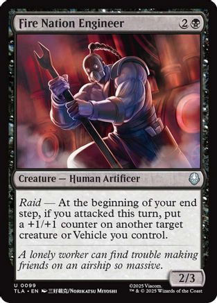 Fire Nation Engineer (TLA-099) - uncommon - Foil