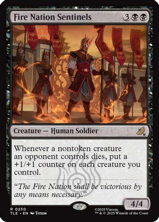 Fire Nation Sentinels (TLE-230) - rare