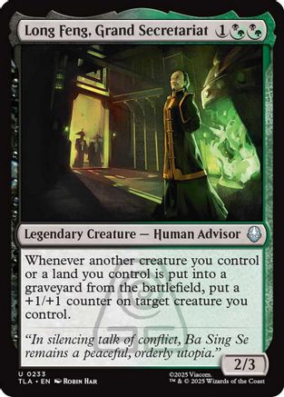 Long Feng, Grand Secretariat (TLA-233) - uncommon - Foil