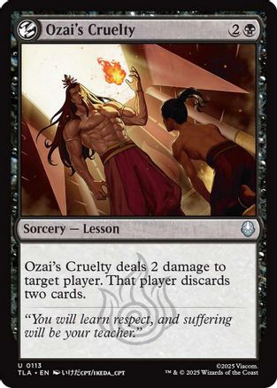 Ozai's Cruelty (TLA-113) - uncommon