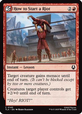 How to Start a Riot (TLA-140) - common - Foil