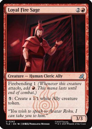 Loyal Fire Sage (TLE-242) - uncommon