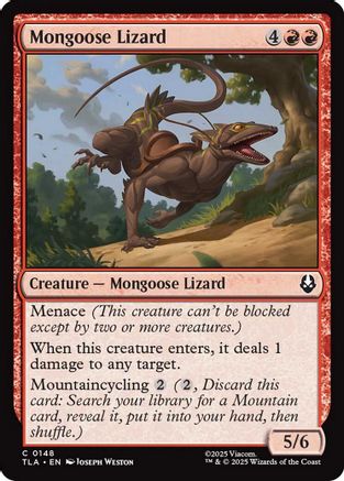 Mongoose Lizard (TLA-148) - common