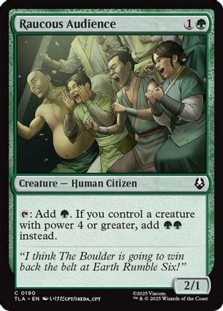 Raucous Audience (TLA-190) - common - Foil
