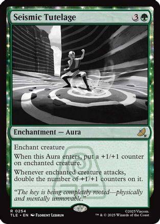Seismic Tutelage (TLE-254) - rare - Foil