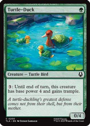 Turtle-Duck (TLA-200) - rare - Foil
